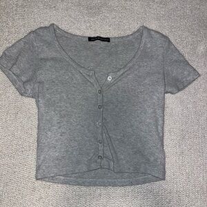 Brandy Melville button up tee